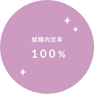 就職内定率100%