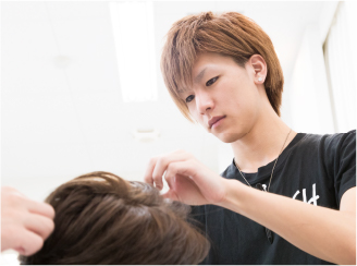 ヘアスタイリング